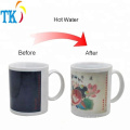 45 Grad Thermochromes Pigment für Keramiktasse. Das Pigment ändert sich mit der Temperatur Thermochromic Powder